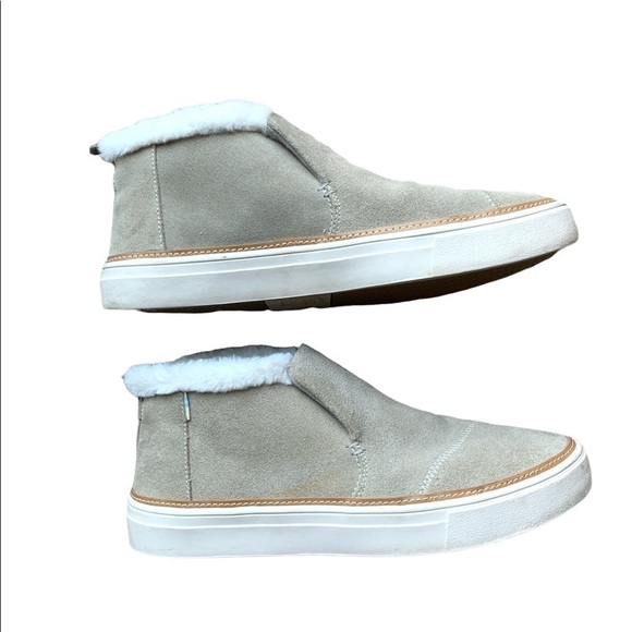 TOMS Paxton Shoes fur lined cow hide - Picture 4 of 10